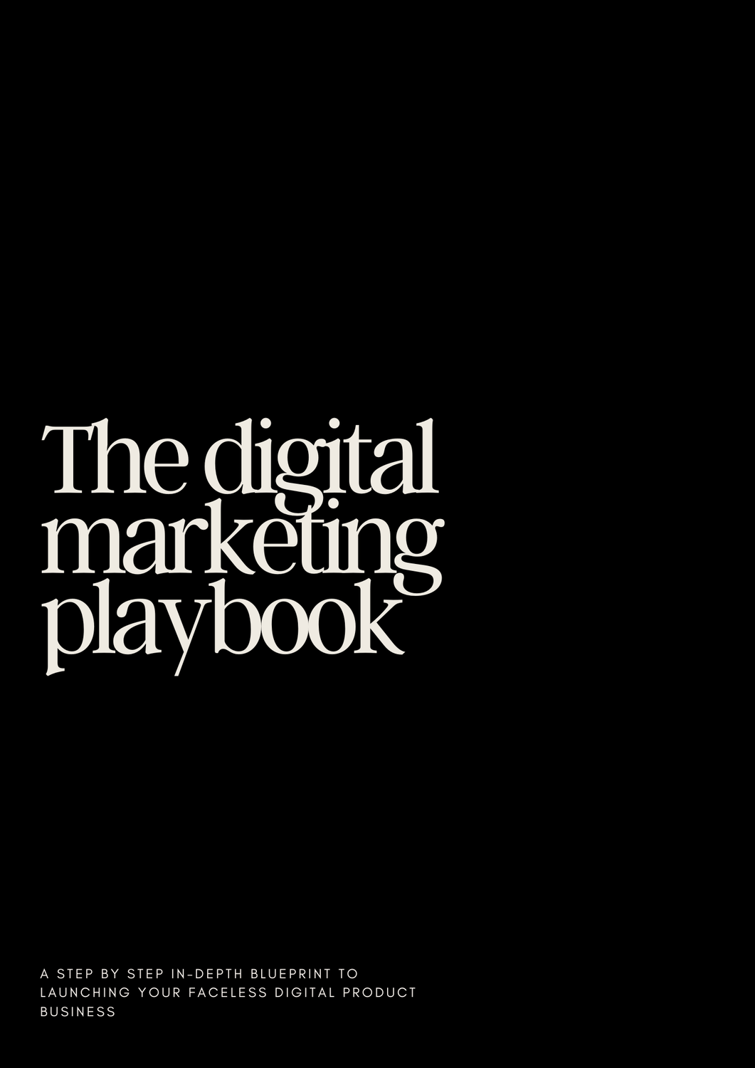 The Digital Marketing Playbook