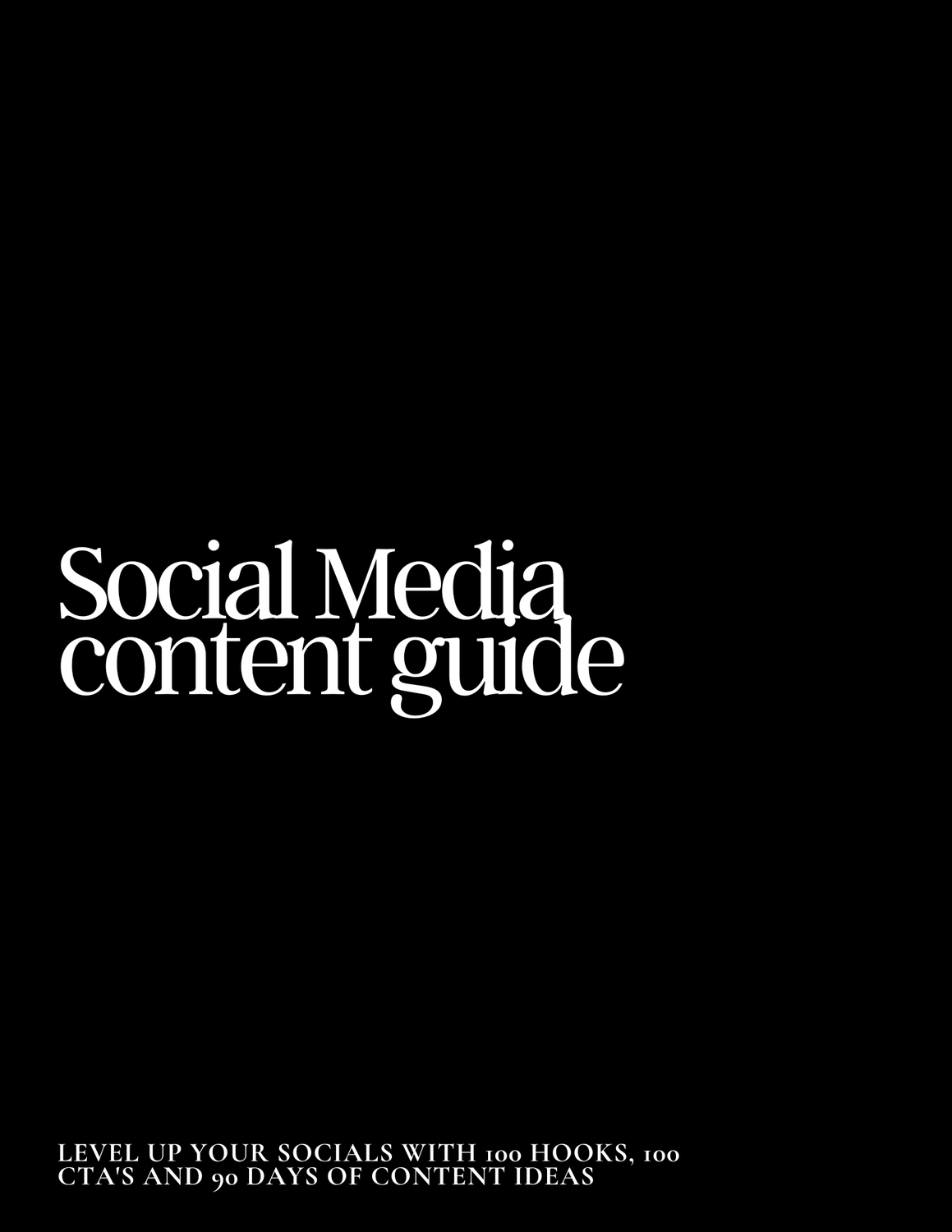 Social Media Content Guide