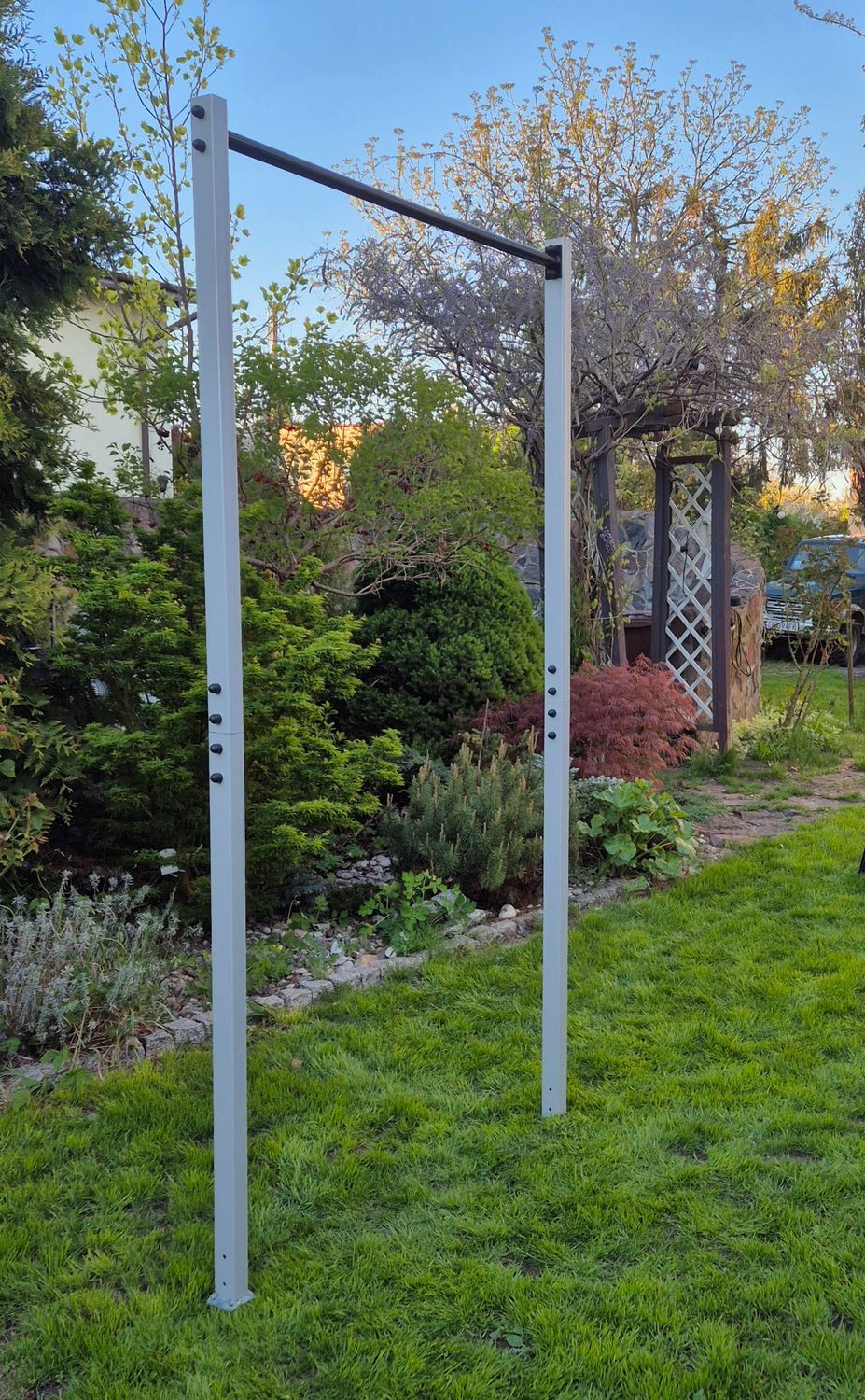 Mantig Garden Gym Drążek Szary/Czarny 60x40, 32