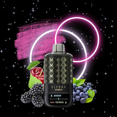 ELFBAR COMBO Blueberry sour raspberry &amp; Cherry