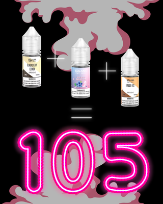 3 bottles bundle SOLANA Vape– 105 PLN