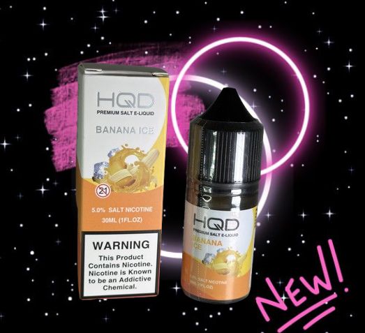 HQD E-liquid – Banana Ice