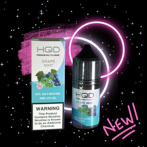 HQD E-liquid – Grape Mint