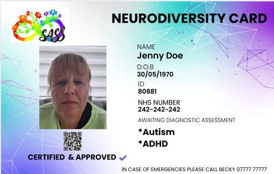 Proof of Awaiting assessment card