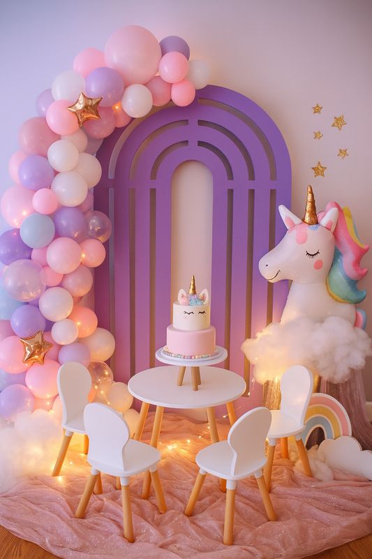 Rainbow Cut-Out Arch Backdrop Panel