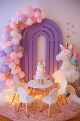 Rainbow Cut-Out Arch Backdrop Panel