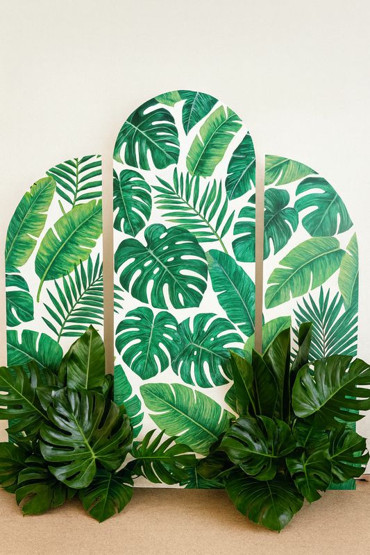 3-Piece Wooden Arch Backdrop Set