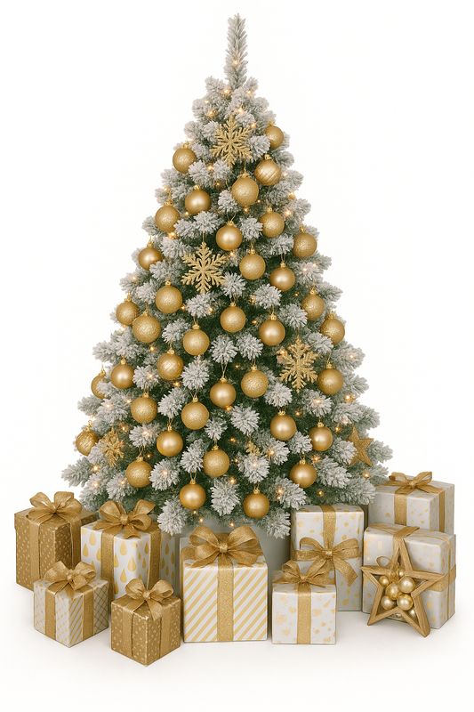 Flocked Christmas Tree