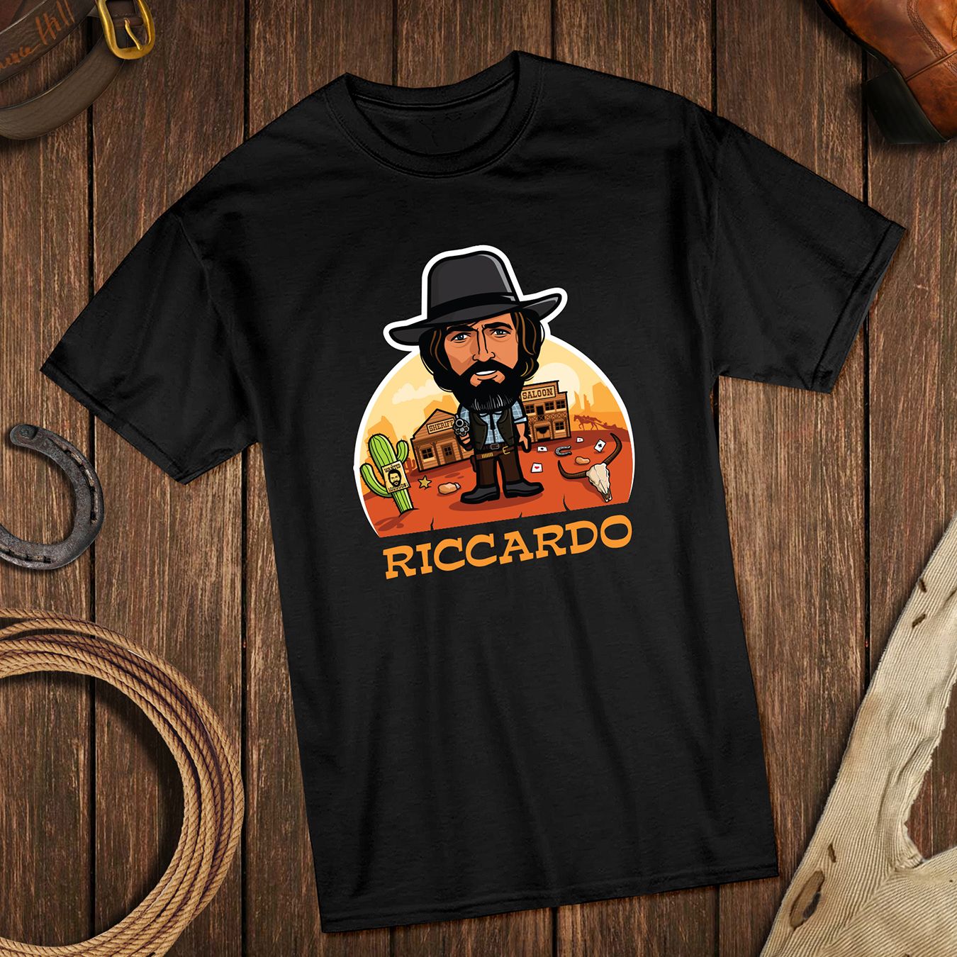 Riccardo - Riccardo Pizzuti - T-Shirt (schwarz)