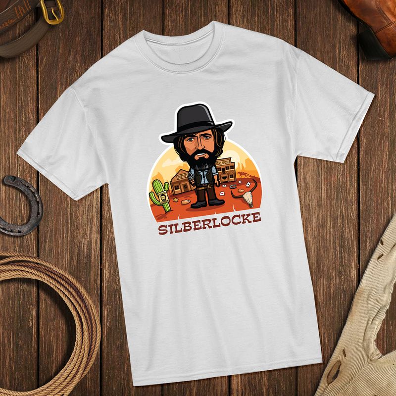 Silberlocke - Riccardo Pizzuti - T-Shirt (weiss)