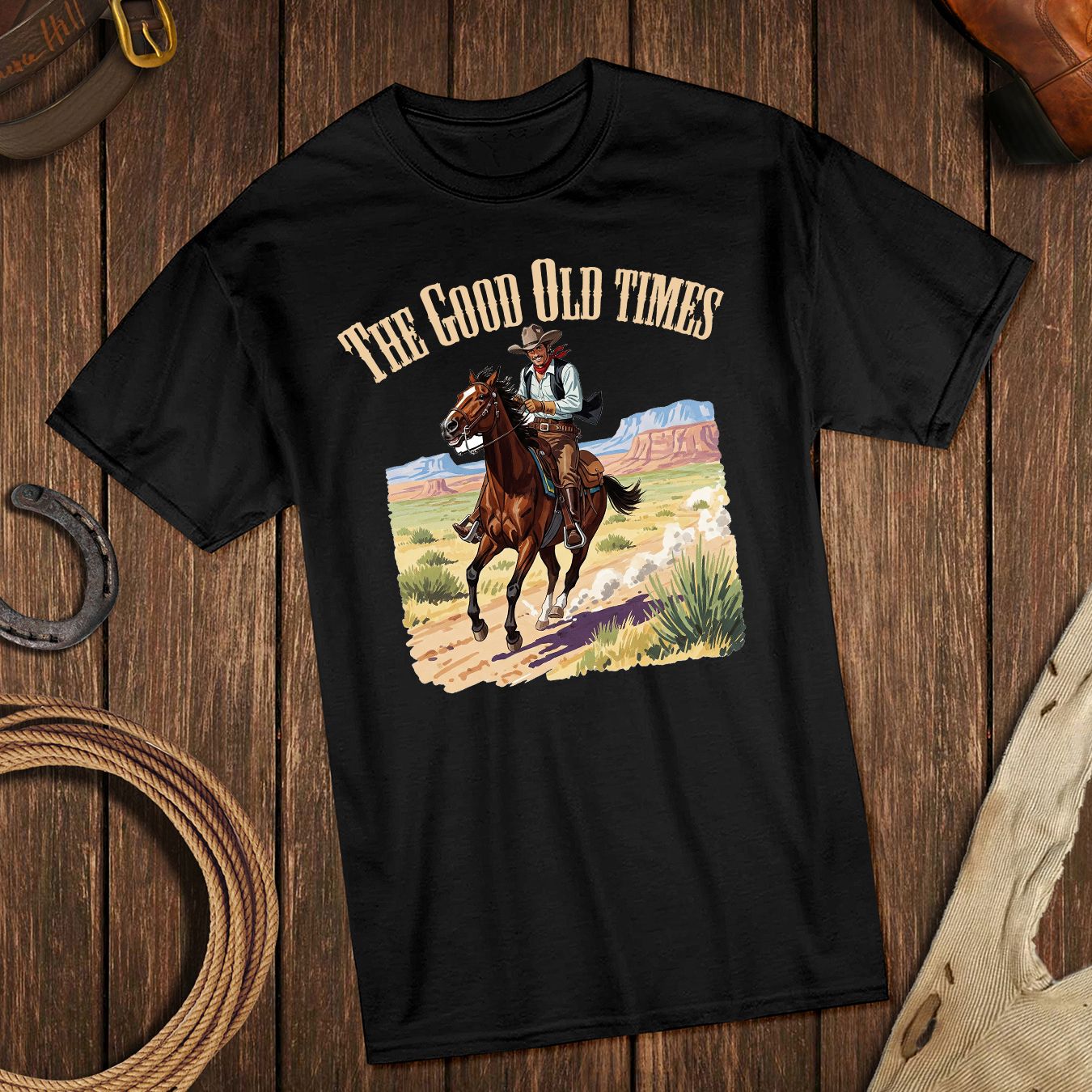 The Good Old Times - Lifestyle - T-Shirt (schwarz)