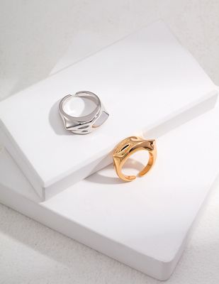 Silken Flow Bold Ring