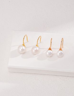 Lustre Whisper Pearl Earrings