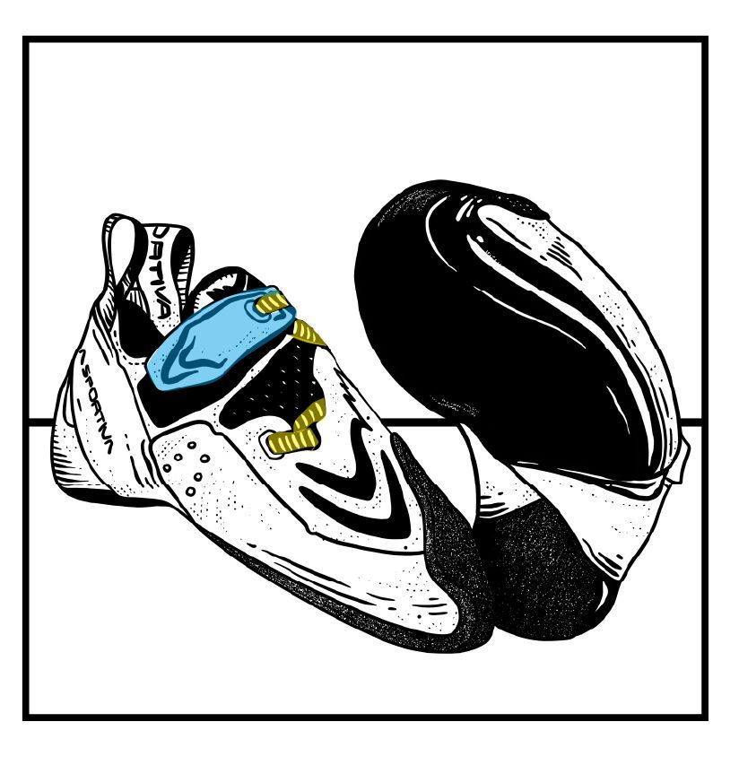 Kletterschuhe Strap/Verschluss-reparatur (strap/velcro repair)