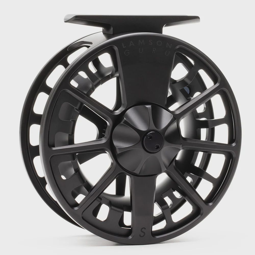 Lamson Guru S-Series Reel, Size: 5/6, Colour: BLACKOUT