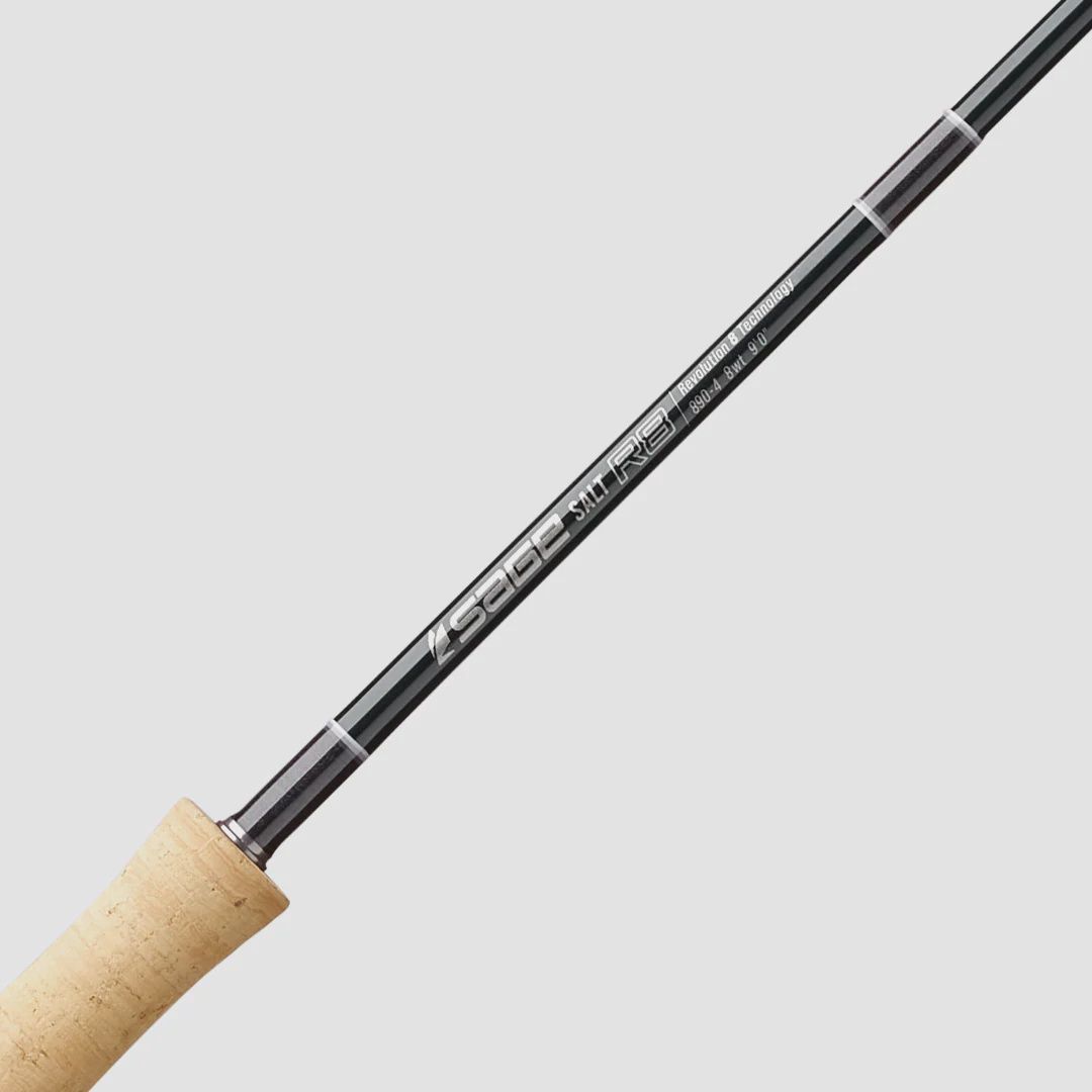 Sage R8 Salt Fly Rod, Size: 9&#39; 8wt