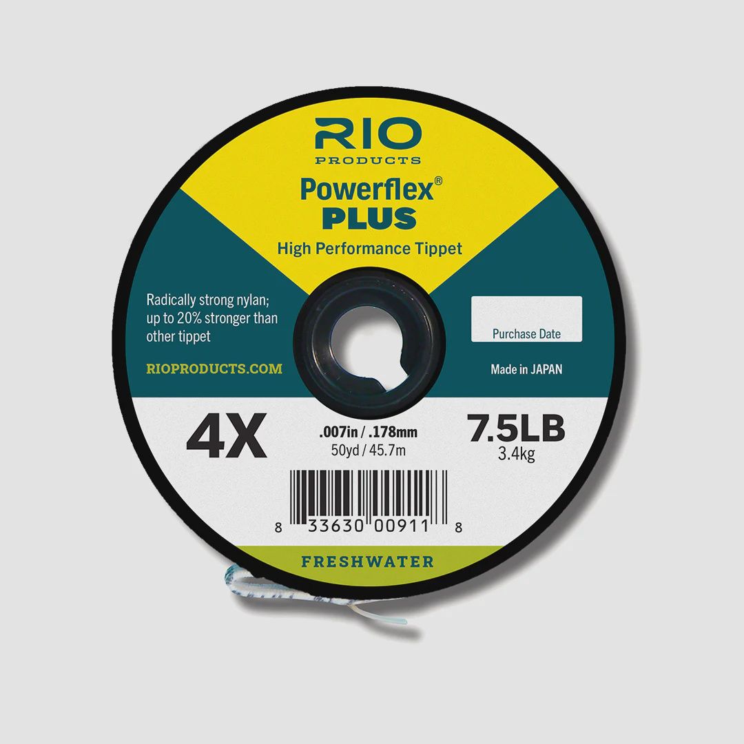 Rio Powerflex Plus Tippet, Size: 7X