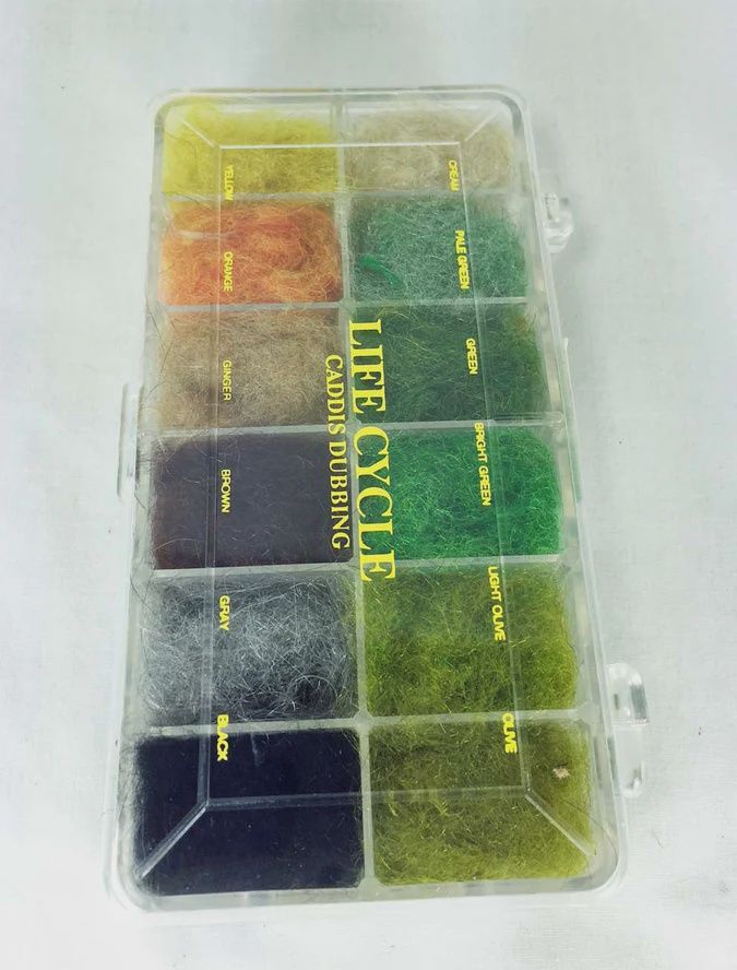 Wapsi Dubbing Dispenser, Caddis Life Cycle
