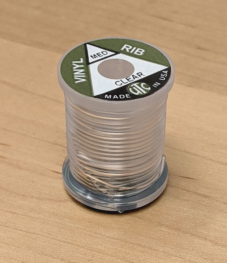 Vinyl &quot;D&quot; Rib Midge, Colour: Clear