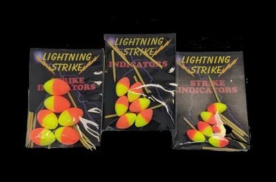 Lightning Strike Bi-Visible Football Indicators w/ Pegs