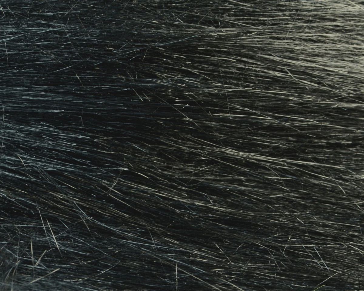 Hareline Extra Select Craft Fur, Colour: Black