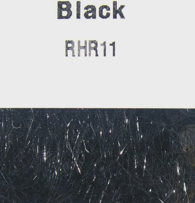 Hareline Ripple Ice Hair 4 inch, Colour: Black