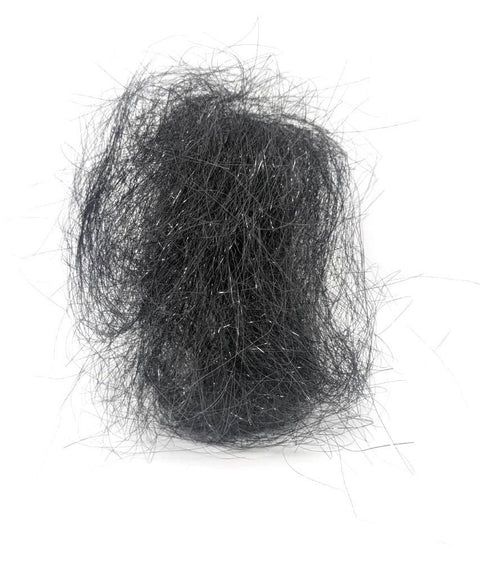 Hareline Ice Wing Fiber, Colour: Black