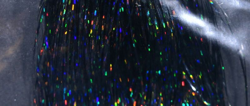 Hedron Holographic Flashabou, Colour: Black