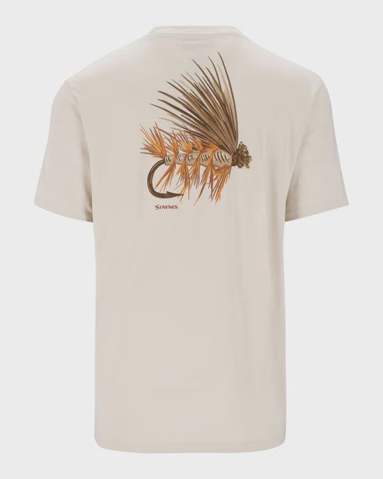 Simms Let it Fly T-Shirt, Colour: Natural, Size: Medium