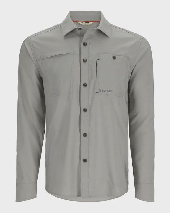 Simms Challenger LS Shirt, Colour: Cinder, Size: M