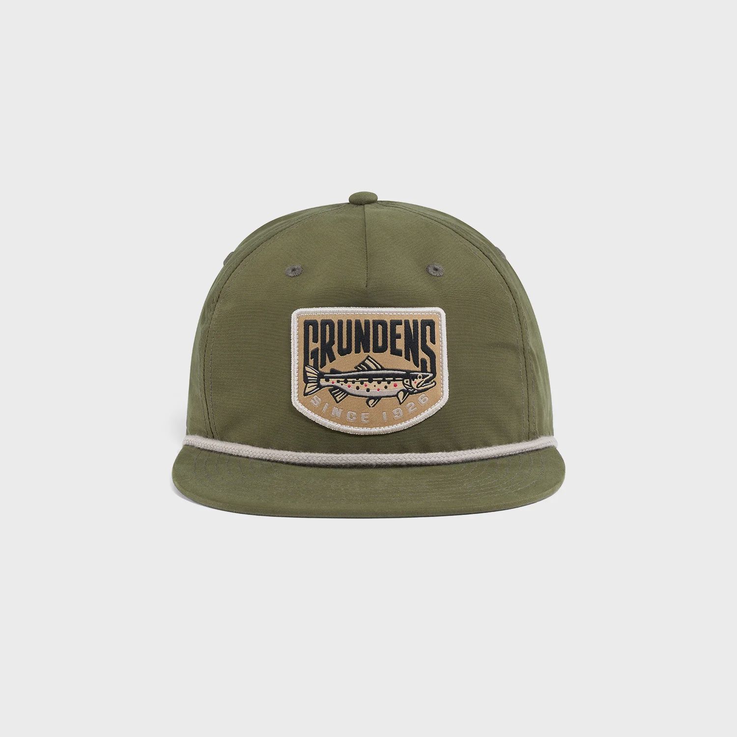 Grundens Trout Patch Rope Trucker Hat
