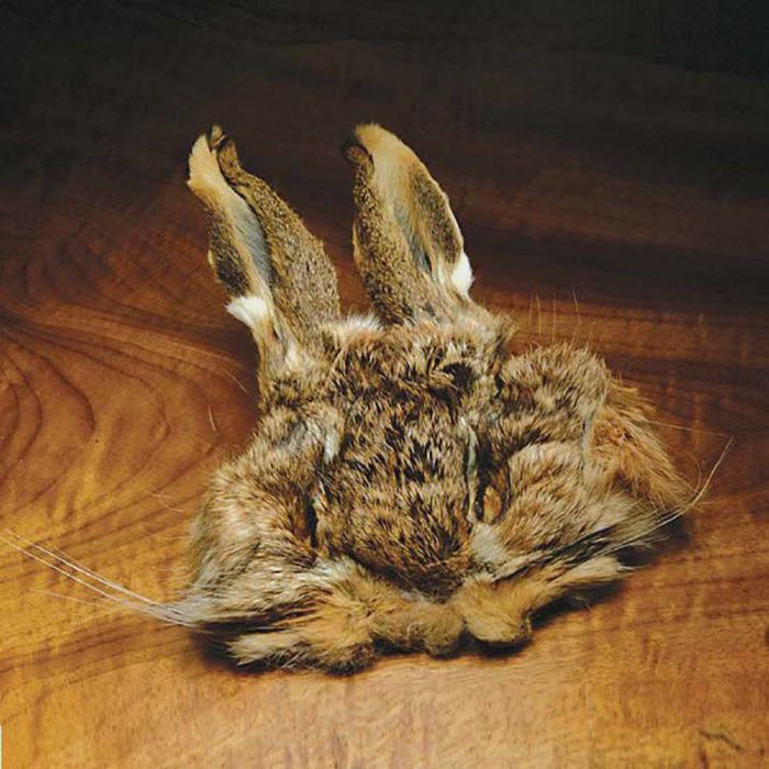 Hareline Grade #1 Hare&#39;s Mask, Colour: Natural