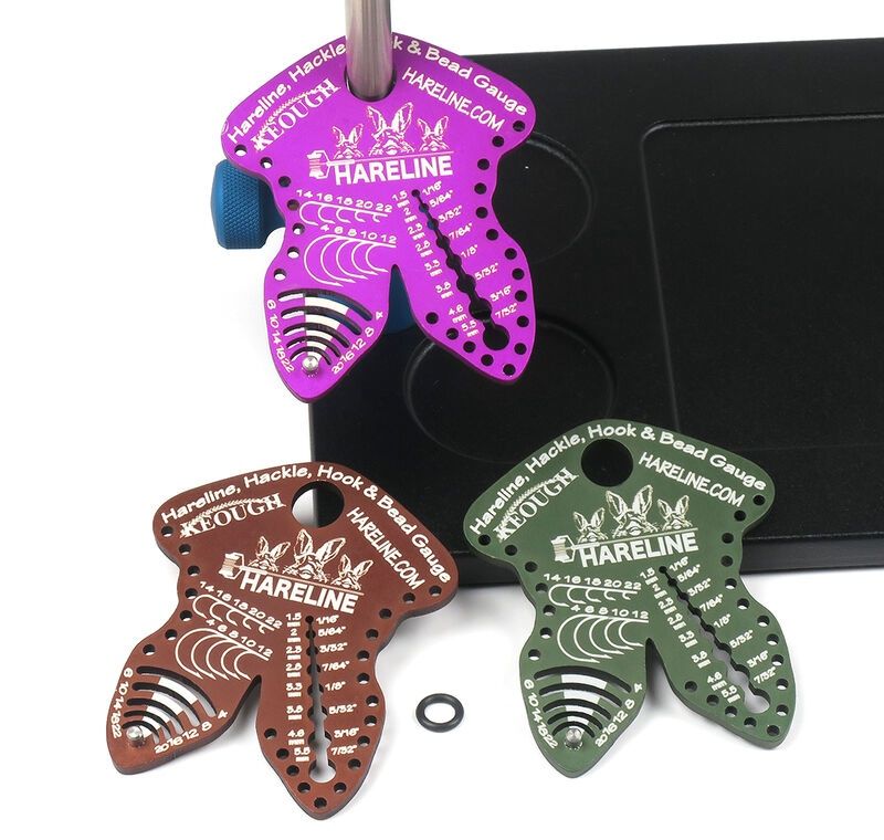 Hackle, Hook &amp; Bead Gauge, Colour: Purple