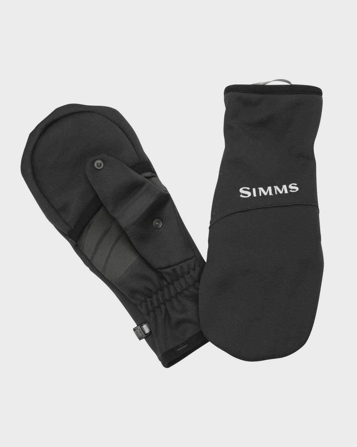 Simms Freestone Foldover Mitt, Colour: Black, Size: L
