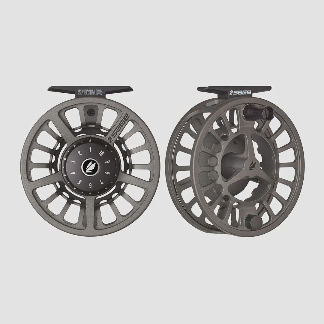 Sage Spectrum C Reel, Colour: Grey, Size: 5/6