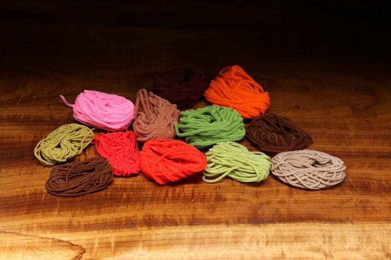 Hareline Ultra Chenille, Colour: Black, Size: Medium