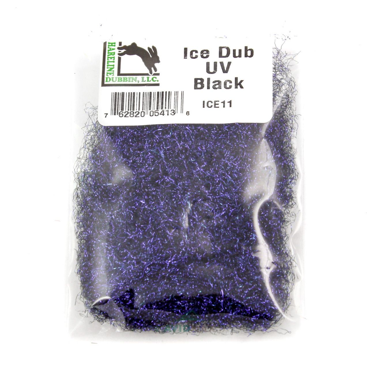 Hareline Ice Dub, Colour: UV Black