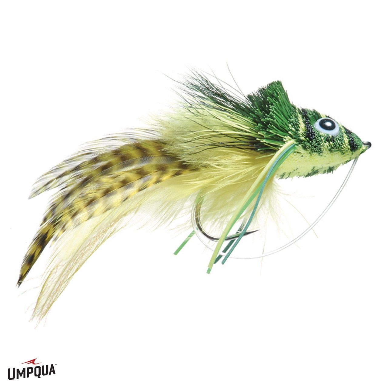 Umpqua Swimming Frog, Colour: Yellow Belly, Size: Size 2