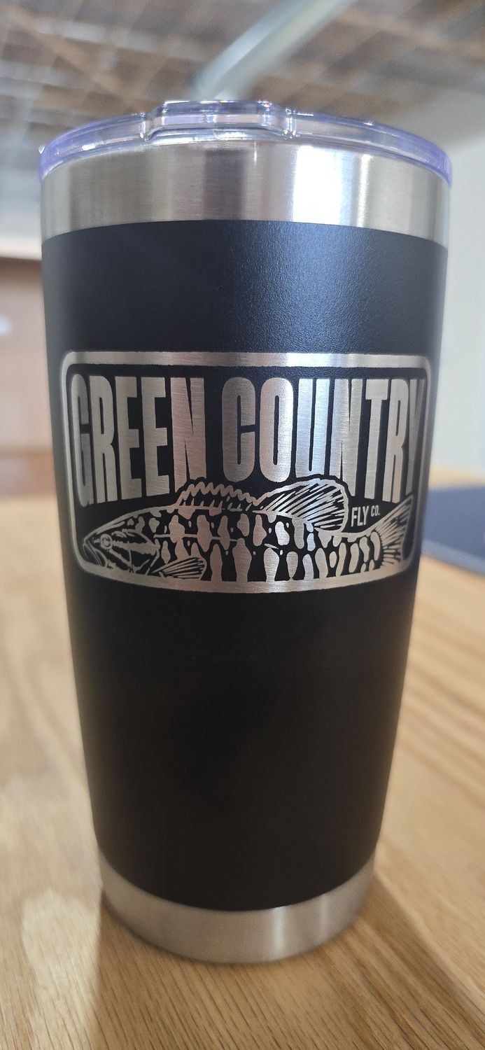 GCFC Tumbler, Colour: Black, Size: 20oz, Style: Smallmouth