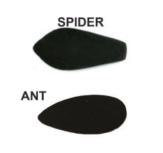 Wapsi Foam Bug Bodies, Colour: White, Size: #10, Style: Ant