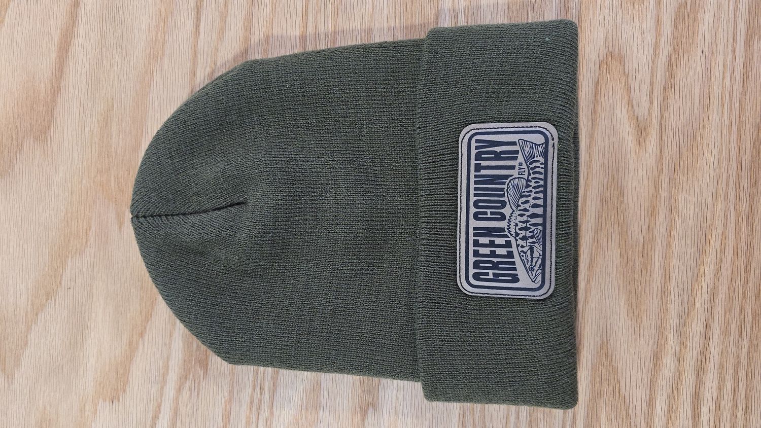 GCFC Beanie, Colour: Olive w/ Tan Patch