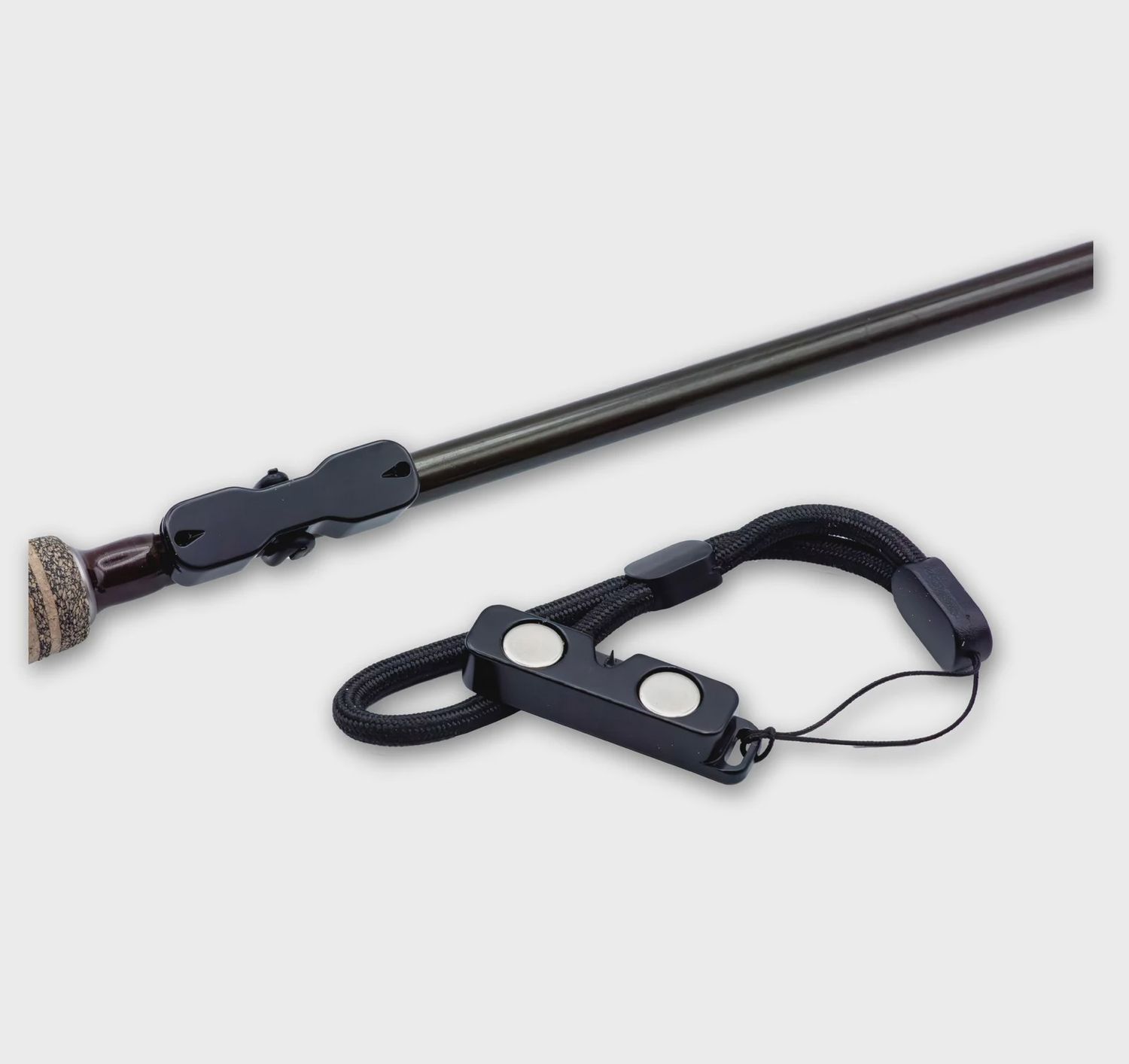 Cling Mag Grab Rod Rack, Colour: Black