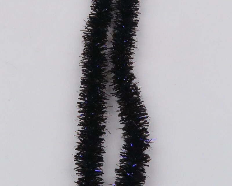 Hareline Flexi Squishenille, Colour: UV Black, Size: Medium