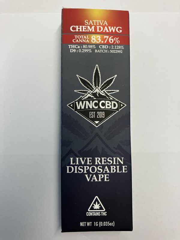 Disposable Cartridge Live Resin Chemdawg