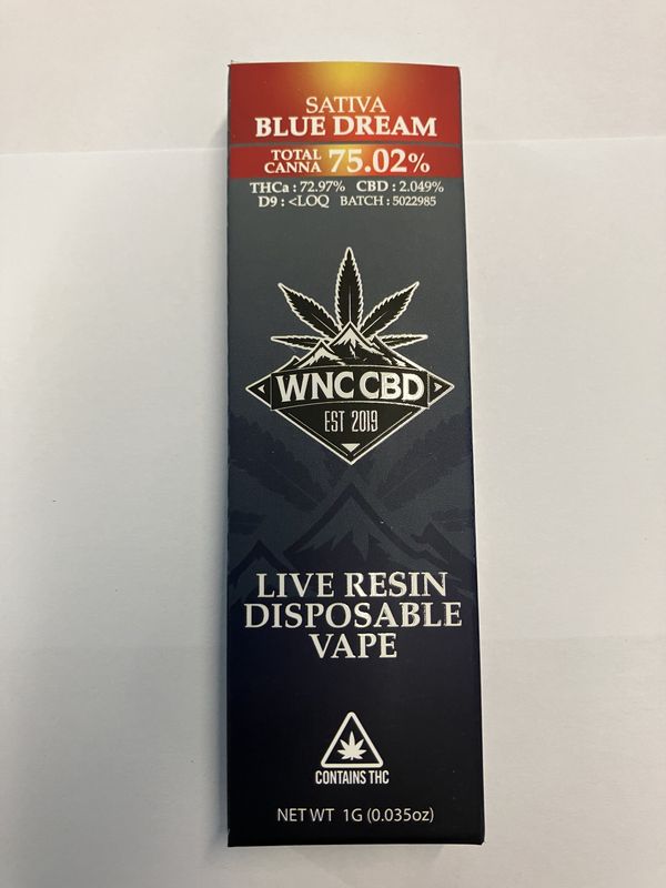 Disposable Cartridge Live Resin Blue Dream