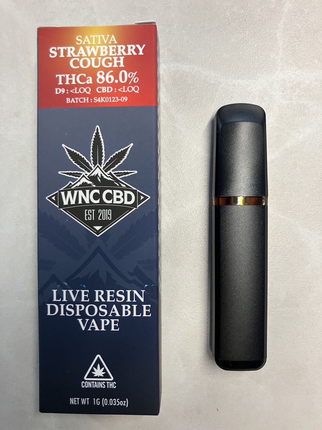 Disposable Cartridge Live Strawberry Cough