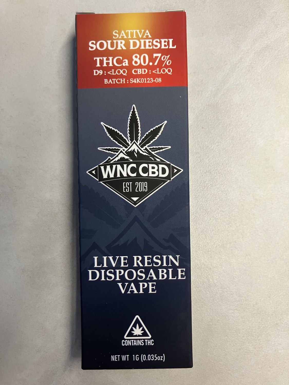 Disposable Cartridge Live Resin Sour Diesel
