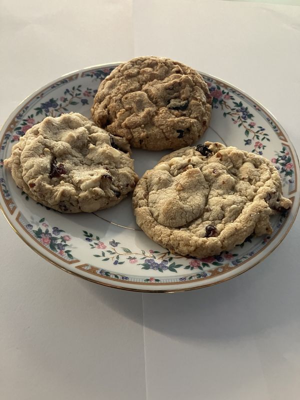 Baked Good- White Chocolate Cranberry Cookie