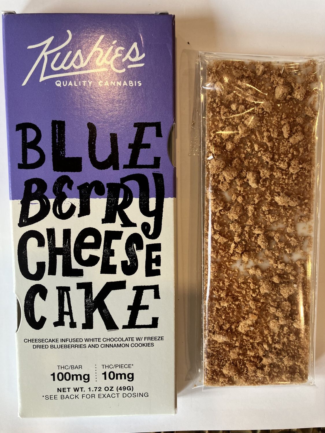 Chocolate Bar Blueberry Cheesecake