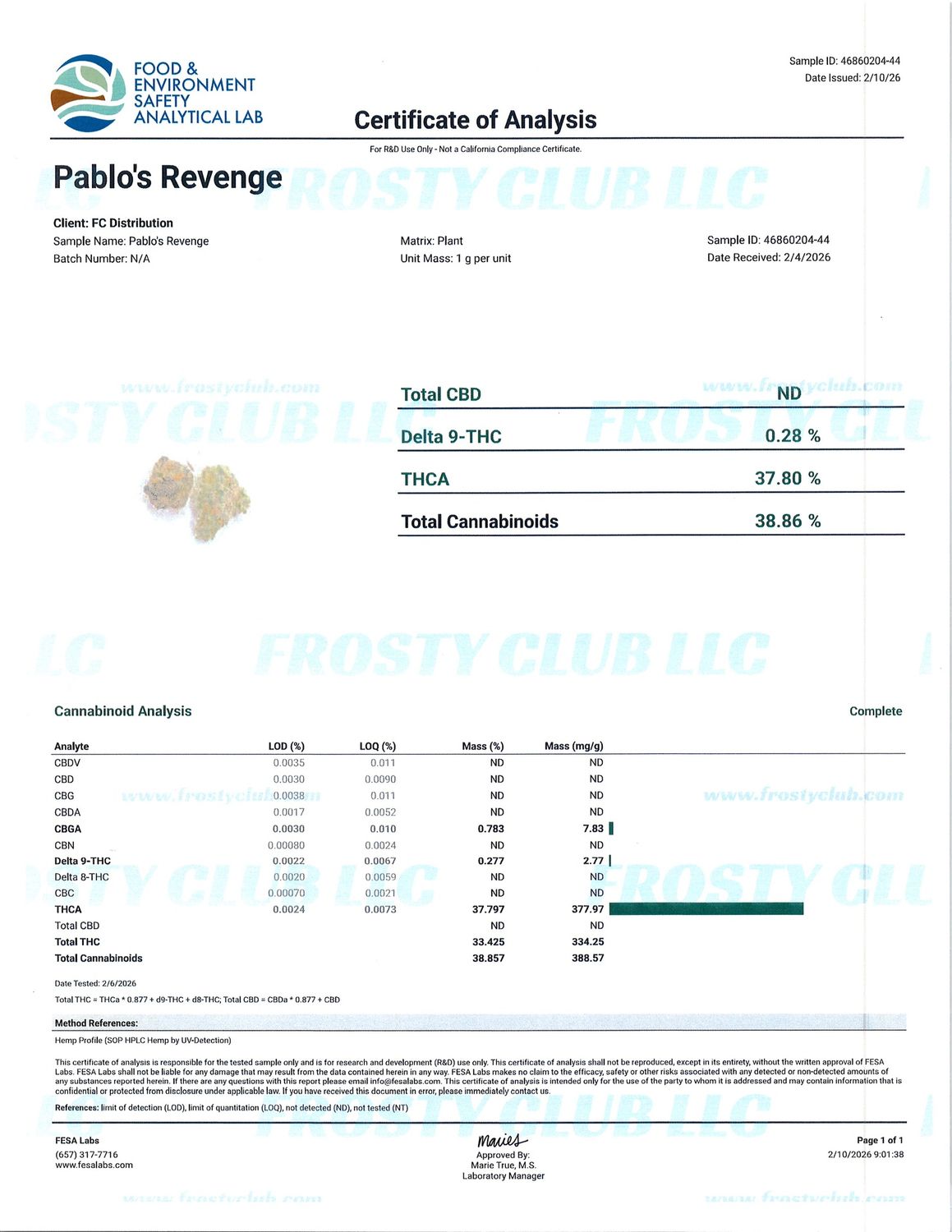 Flower- Pablo's Revenge